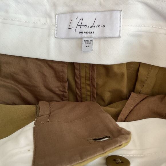 L'Academie Rey Pant in Olive Green revolve - Picture 6 of 7